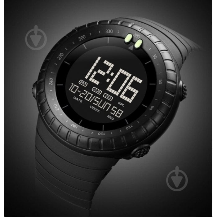 Годинник тактичний Ribas Skmei black - фото 11