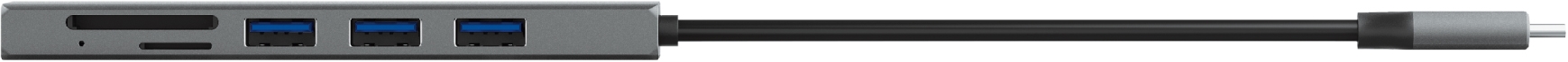 USB-хаб Trust HALYX FAST 3USB+CARD READER USB-C - фото 2