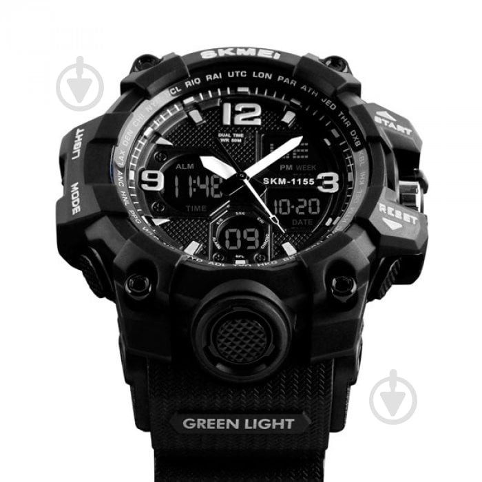 Годинник тактичний Hamlet 1155 Skmei black - фото 6 Годинник тактичний Hamlet 1155 Skmei black - фото 6