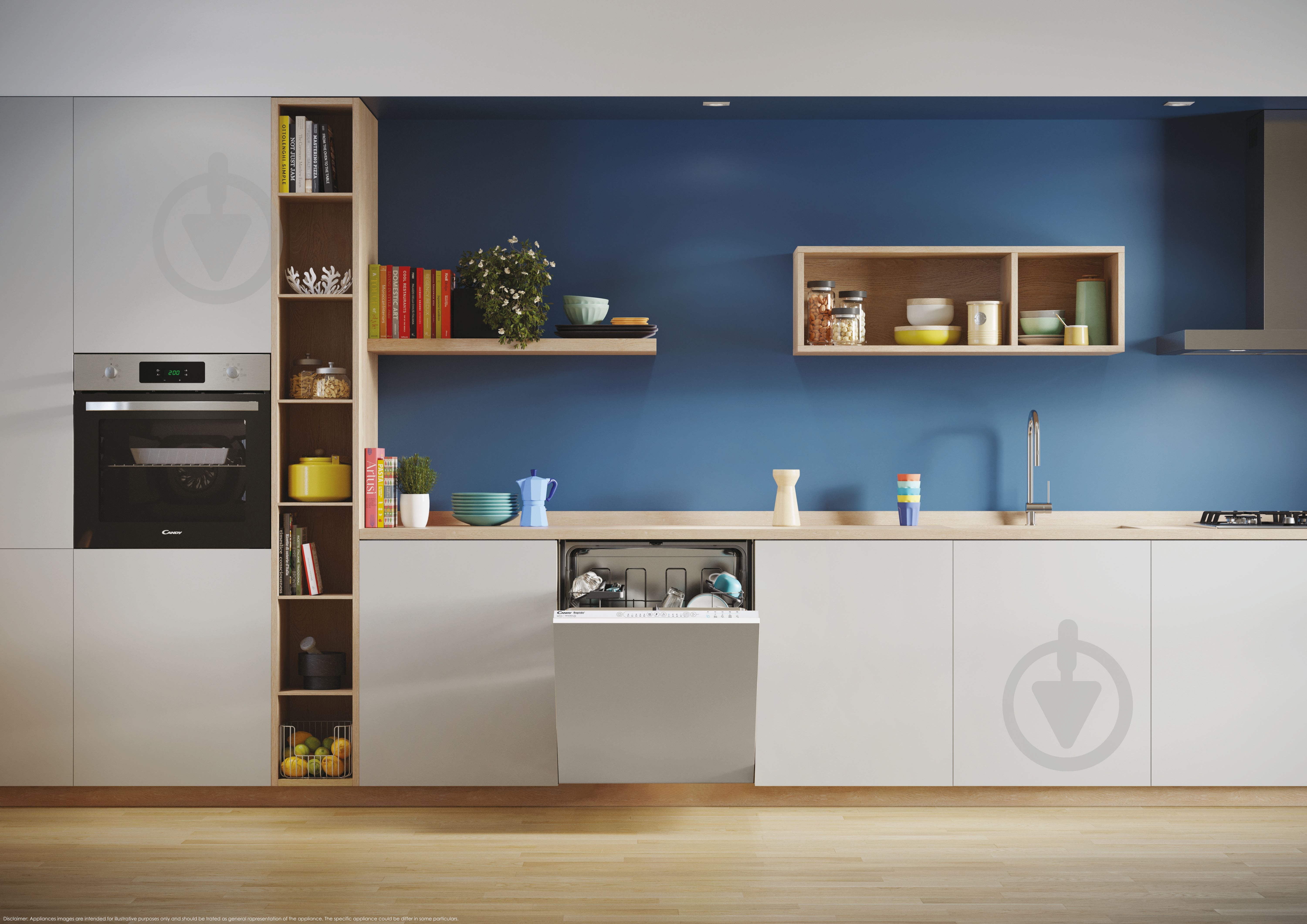 Встраиваемая посудомоечная машина Candy CIMC E0W 3E53 - фото 9