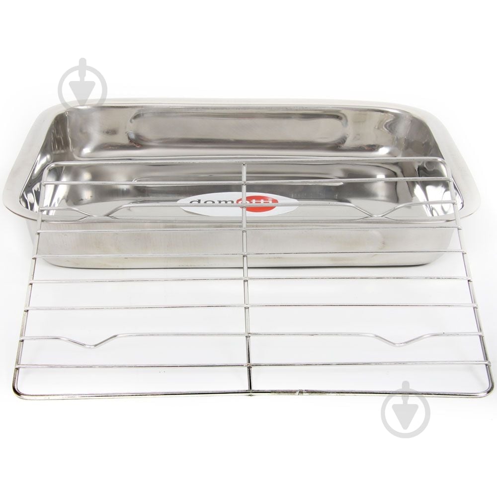 Форма для запекания Domotti с решеткой 40х28,5х5 см - фото 3 Форма для запекания Domotti с решеткой 40х28,5х5 см - фото 3