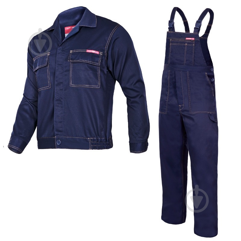 Костюм рабочий Lahti Pro Qest р. L рост 3-4 LPQK76L синий - фото 1 Костюм рабочий Lahti Pro Qest р. L рост 3-4 LPQK76L синий - фото 1