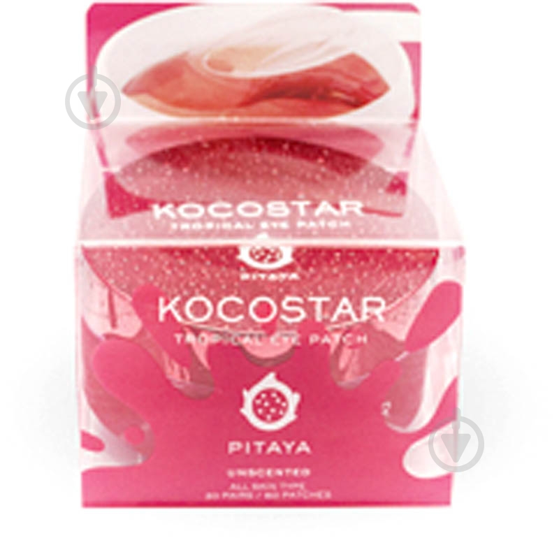 Гидрогелевые патчи Kocostar Tropical Eye Patch Питахайя 90 г 60 шт./уп. - фото 3