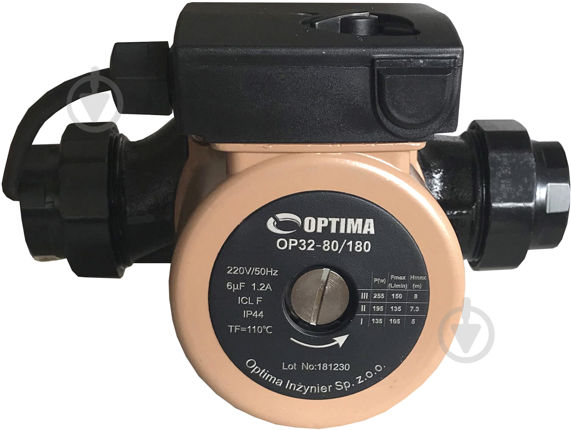 Циркуляційний насос Optima OP32-80 180 - фото 2 Циркуляційний насос Optima OP32-80 180 - фото 2