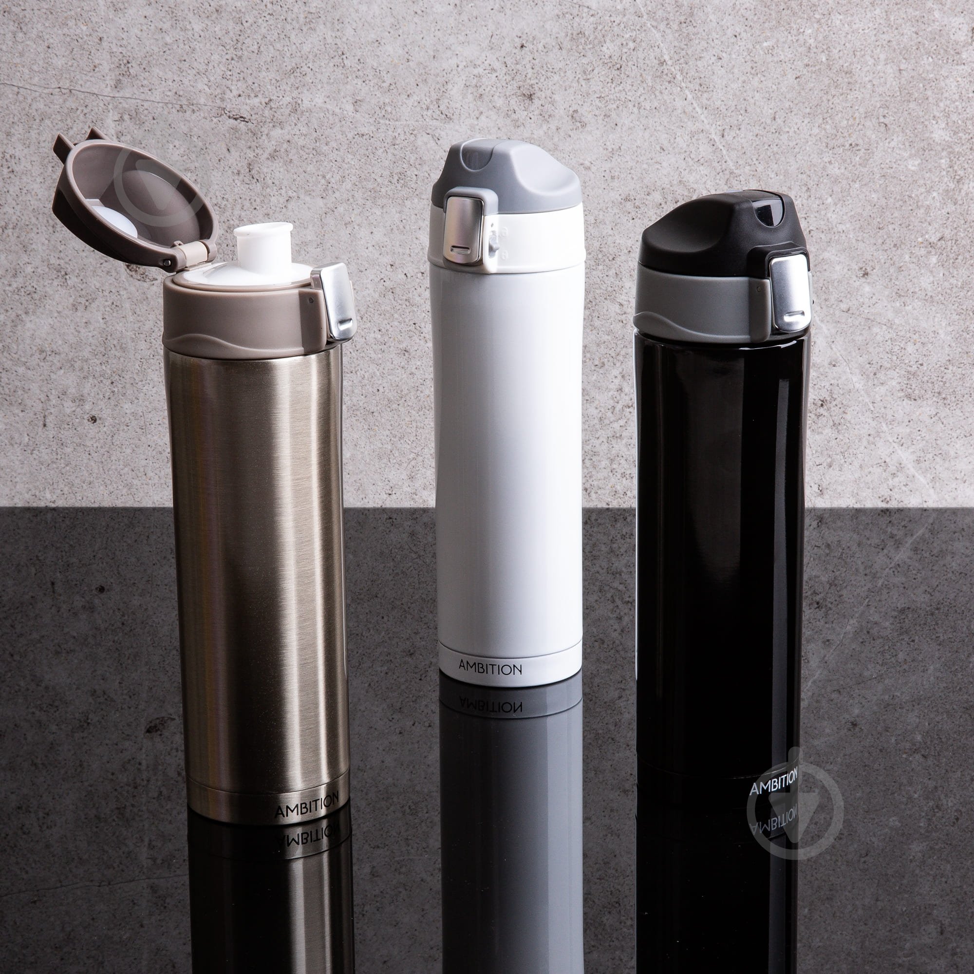 Термочашка Ambition 420 мл, золотистий, GLOSSY - фото 3