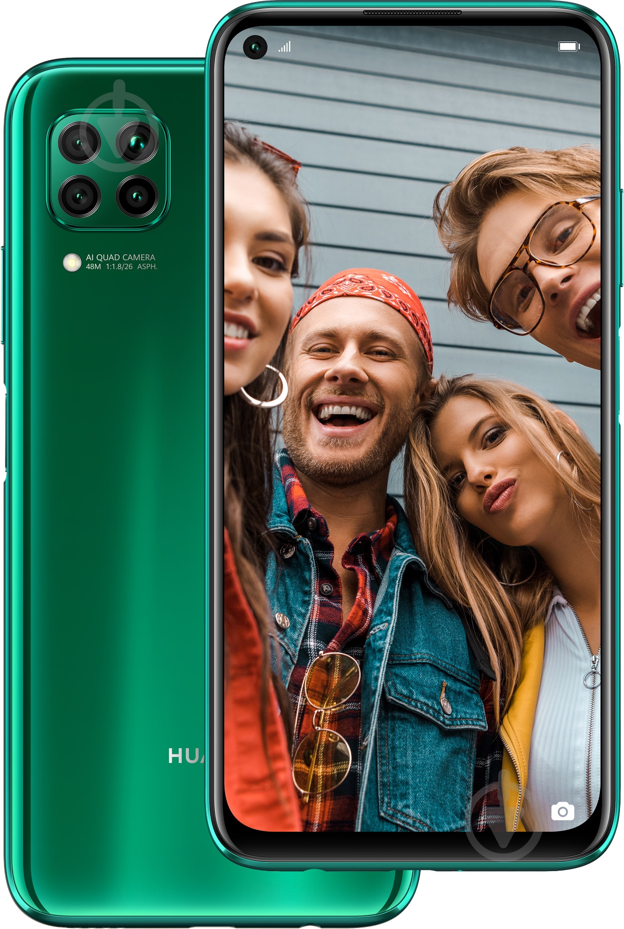 Смартфон Huawei P40 lite 6/128GB green (51095CJX) - фото 1