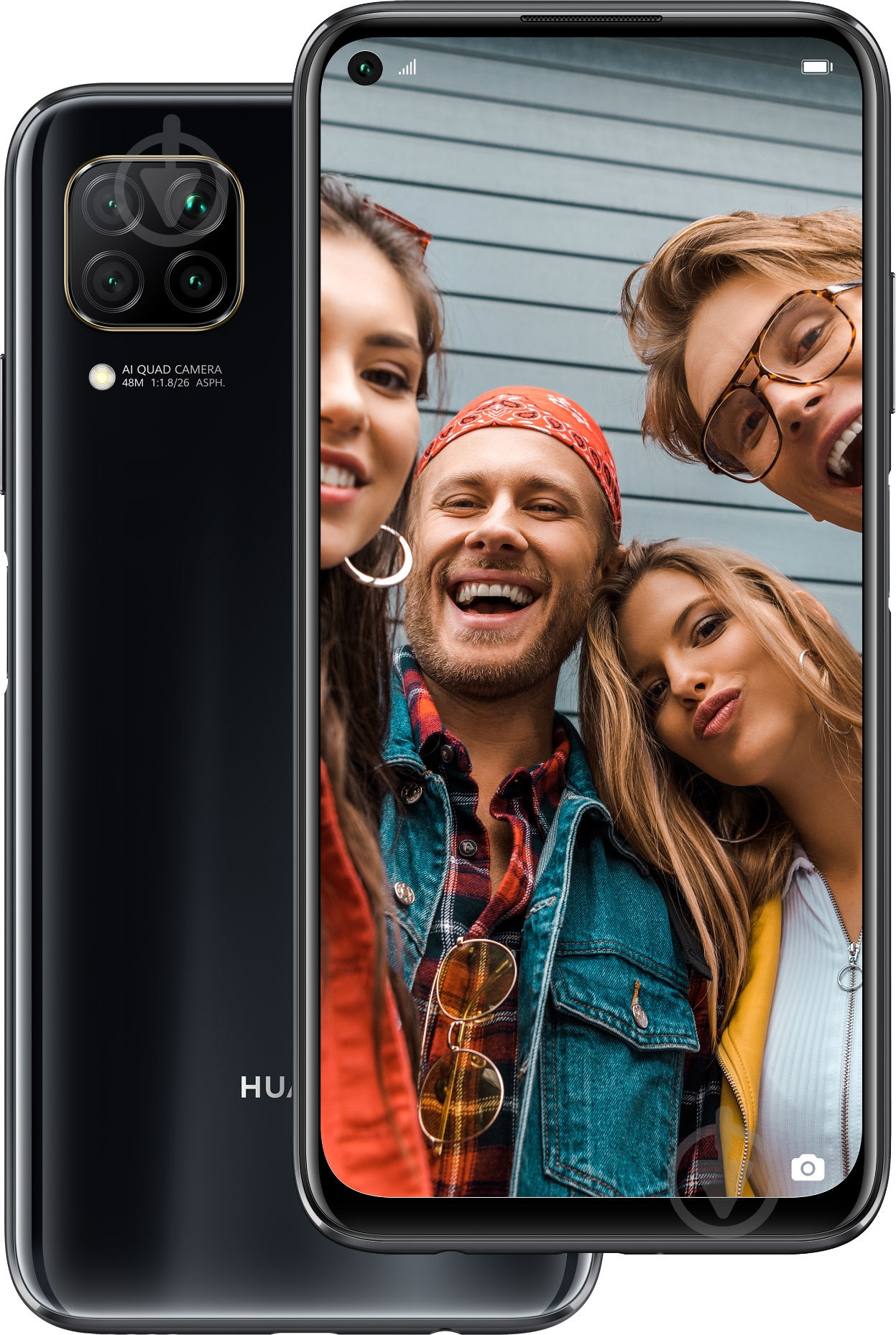 Смартфон Huawei P40 lite 6/128GB black (51095CJV) - фото 1 Смартфон Huawei P40 lite 6/128GB black (51095CJV) - фото 1