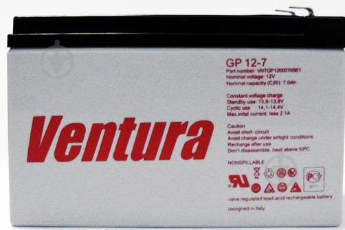 Аккумулятор свинцовый Ventura GP 12-7 AGM - фото 2 Аккумулятор свинцовый Ventura GP 12-7 AGM - фото 2