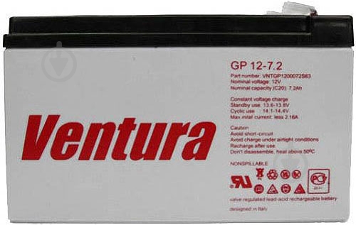 Аккумулятор свинцовый Ventura GP 12-7,2 AGM - фото 1
