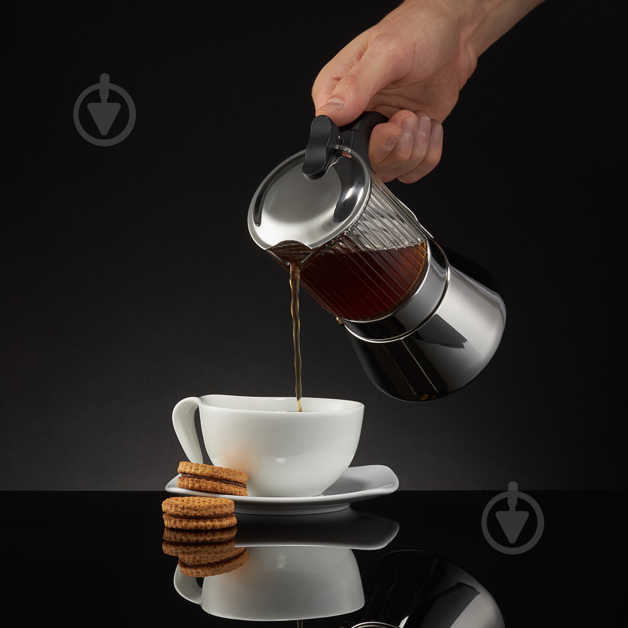 Кофеварка гейзерная Ambition Curly 240 мл - фото 4