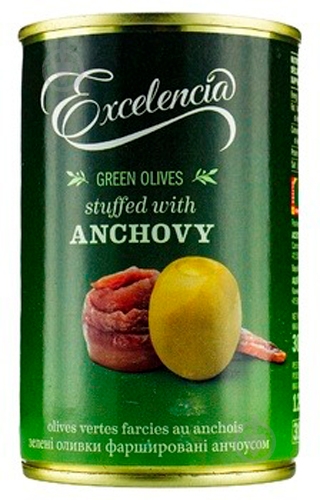 Оливки c Анчоусом 314мл ТМ EXCELENCIA - фото 1