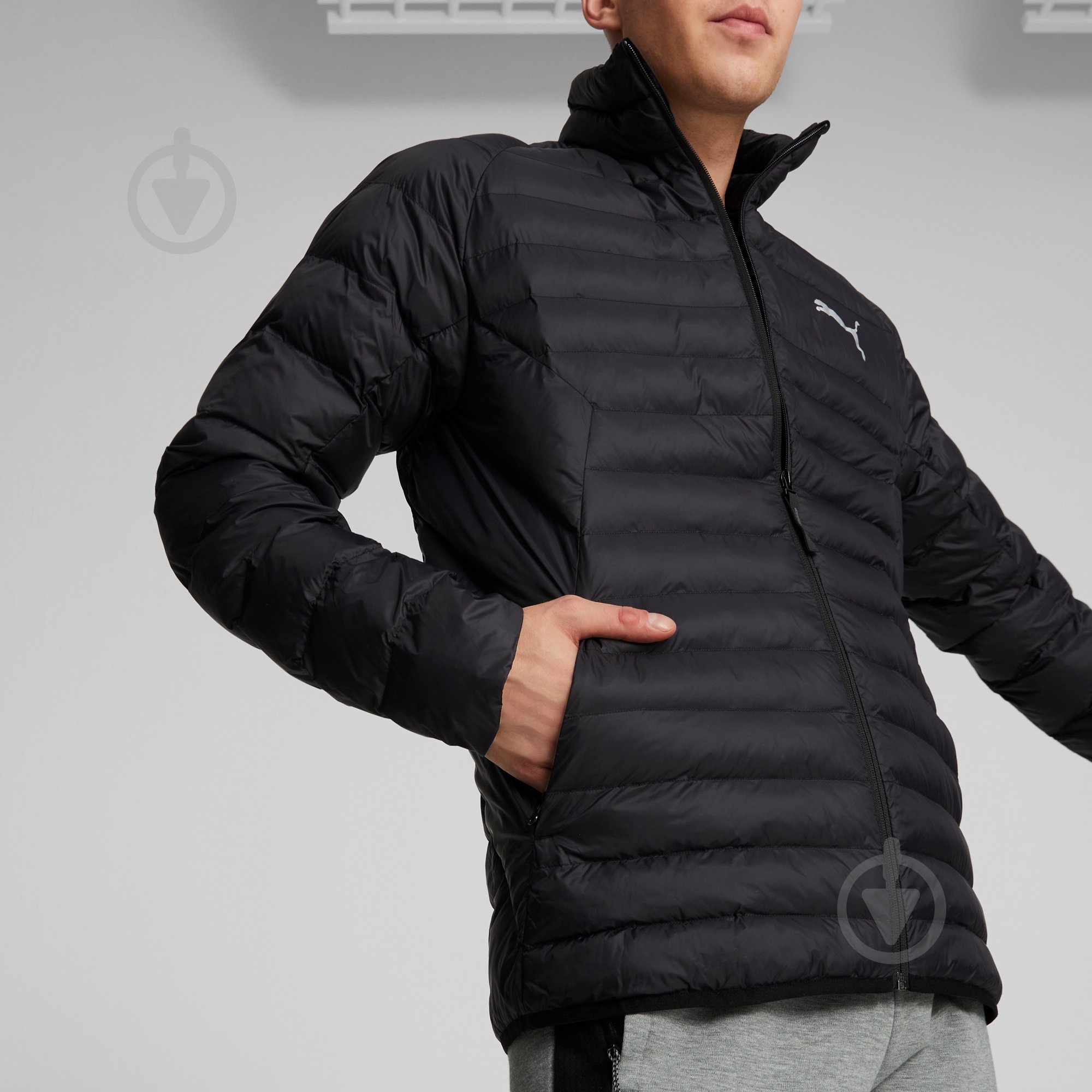 Пуховик мужской зимний Puma PACKLITE PRIMALOFT JACKET 84935601 р.M черный - фото 5