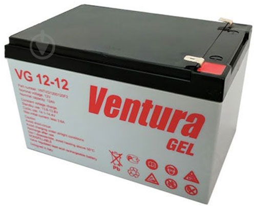 Аккумулятор свинцовый Ventura VG 12-12 GEL - фото 1