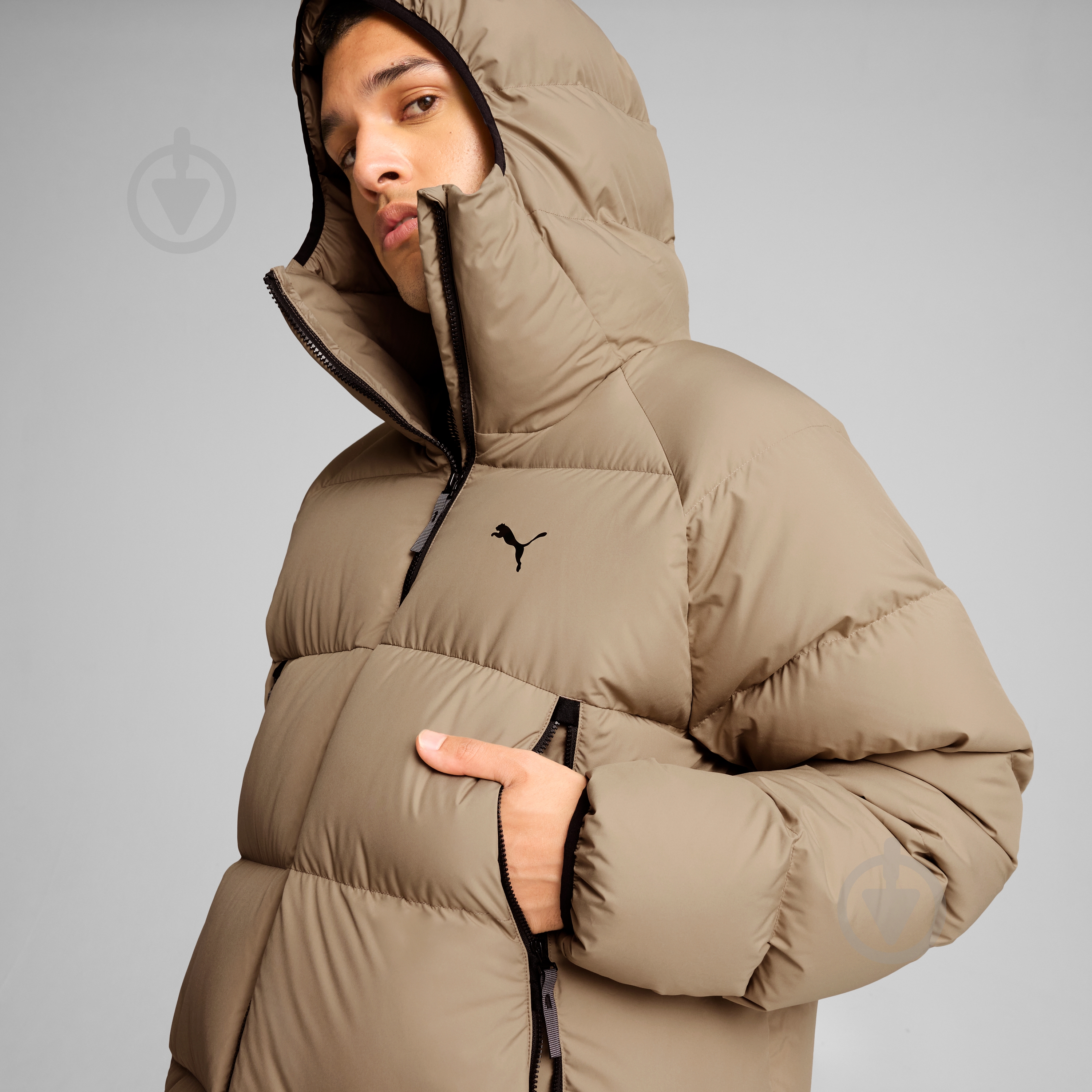 ᐉ Пуховик мужской зимний Puma LONG HOODED DOWN COAT 62646767 р.S