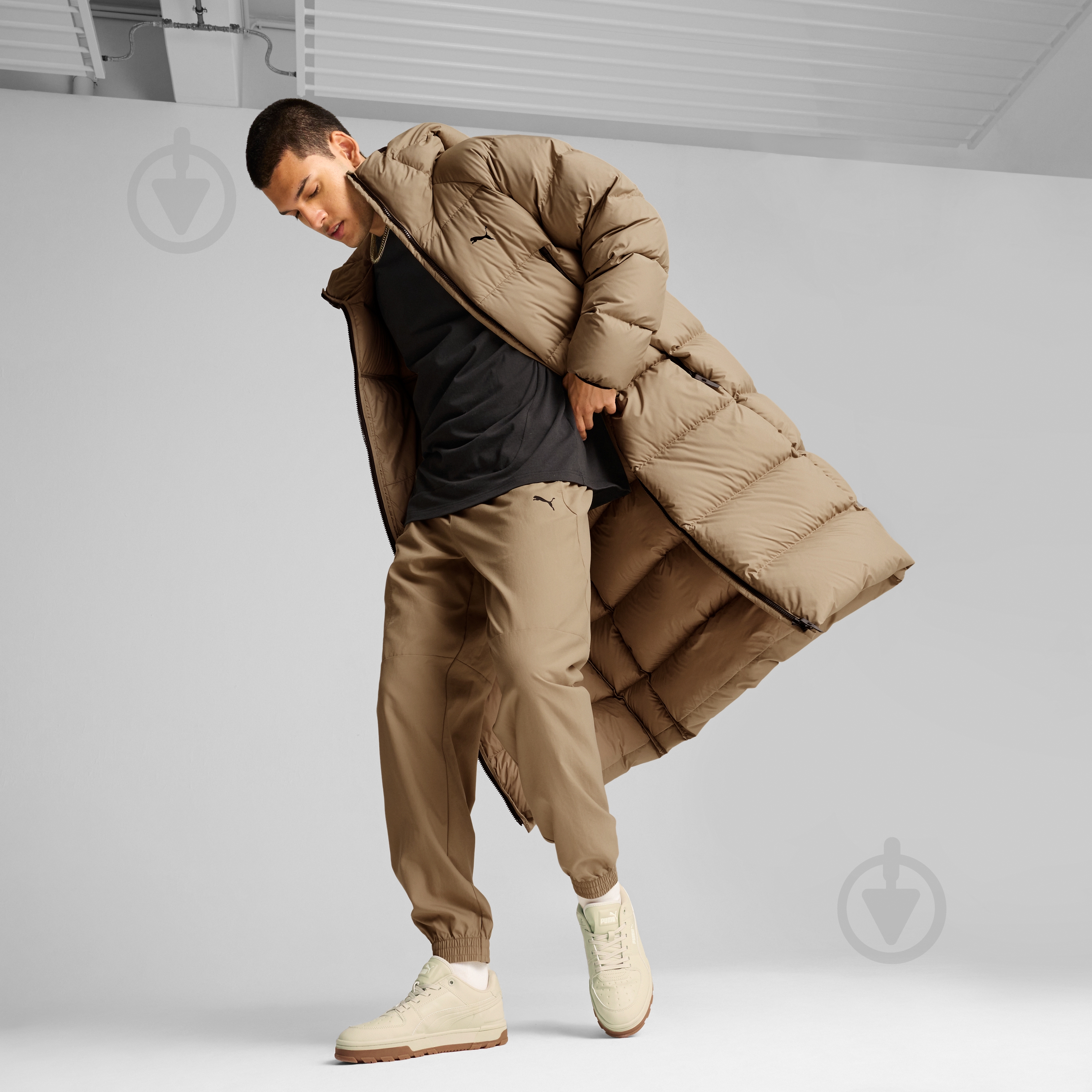 ᐉ Пуховик мужской зимний Puma LONG HOODED DOWN COAT 62646767 р.S