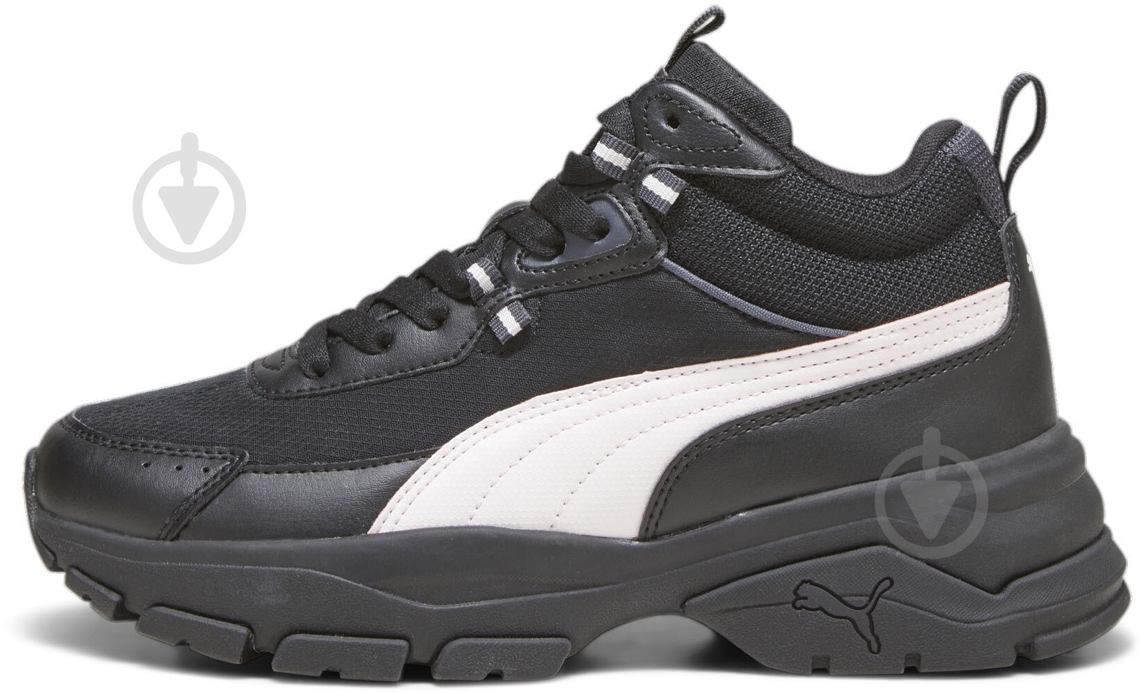 Кросівки жіночі зимові Puma CASSIA VIA MID 39130908 р.37,5 чорні - фото 1