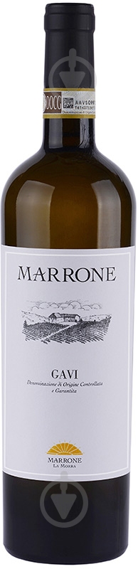 Вино Marrone Gavi DOCG біле сухе 13% 0,75 л - фото 1 Вино Marrone Gavi DOCG біле сухе 13% 0,75 л - фото 1