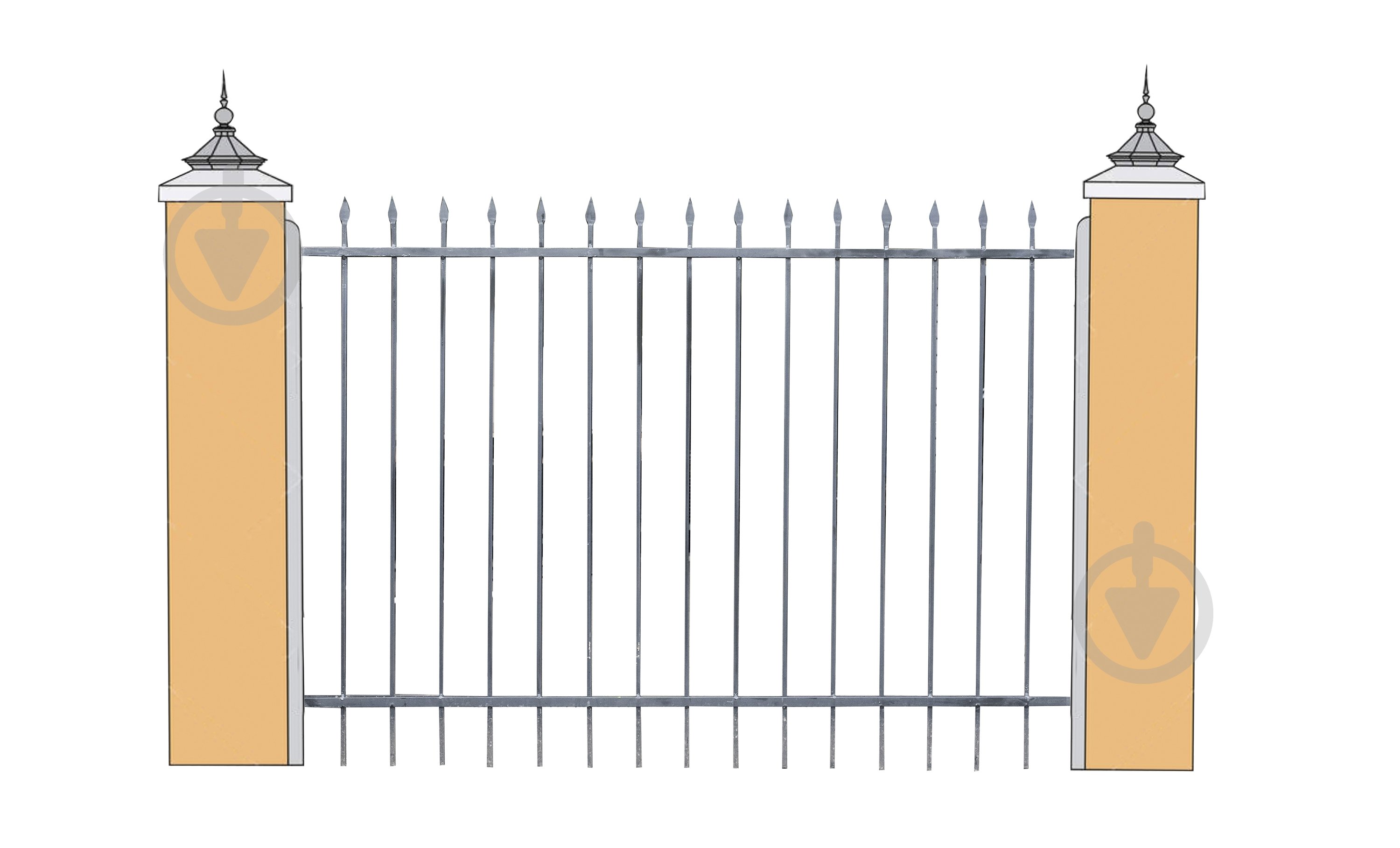 Секция ограждения Укрітарм Эконом 2000x1500 мм - фото 3 Секция ограждения Укрітарм Эконом 2000x1500 мм - фото 3