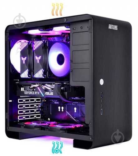 Компьютер Artline Gaming X75 (X75v49) black - фото 4