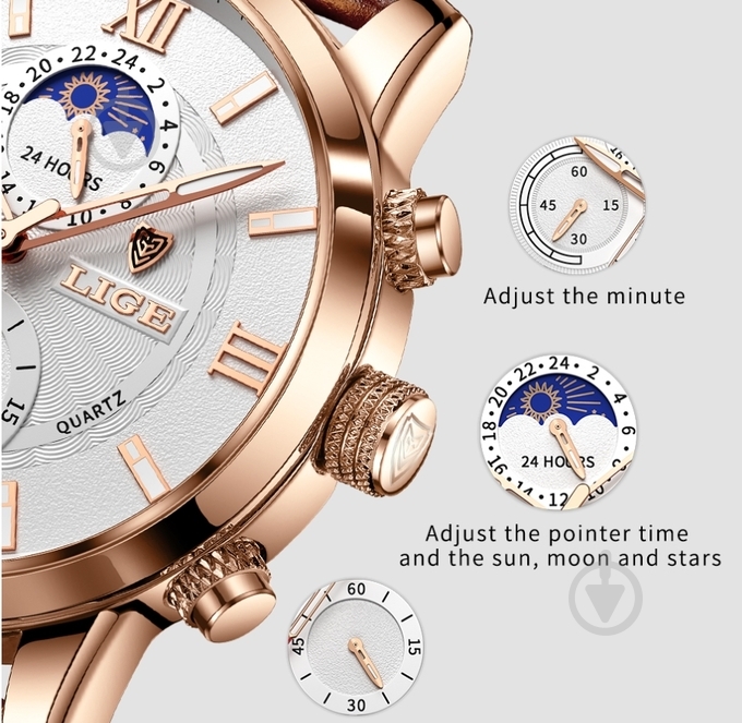 Наручные часы мужские Signature Lige - фото 8