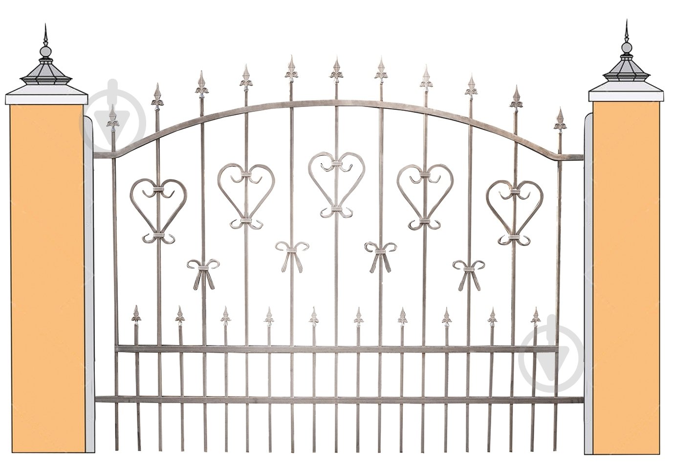 Секция ограждения Укрітарм Престиж 2000х1600 мм - фото 3