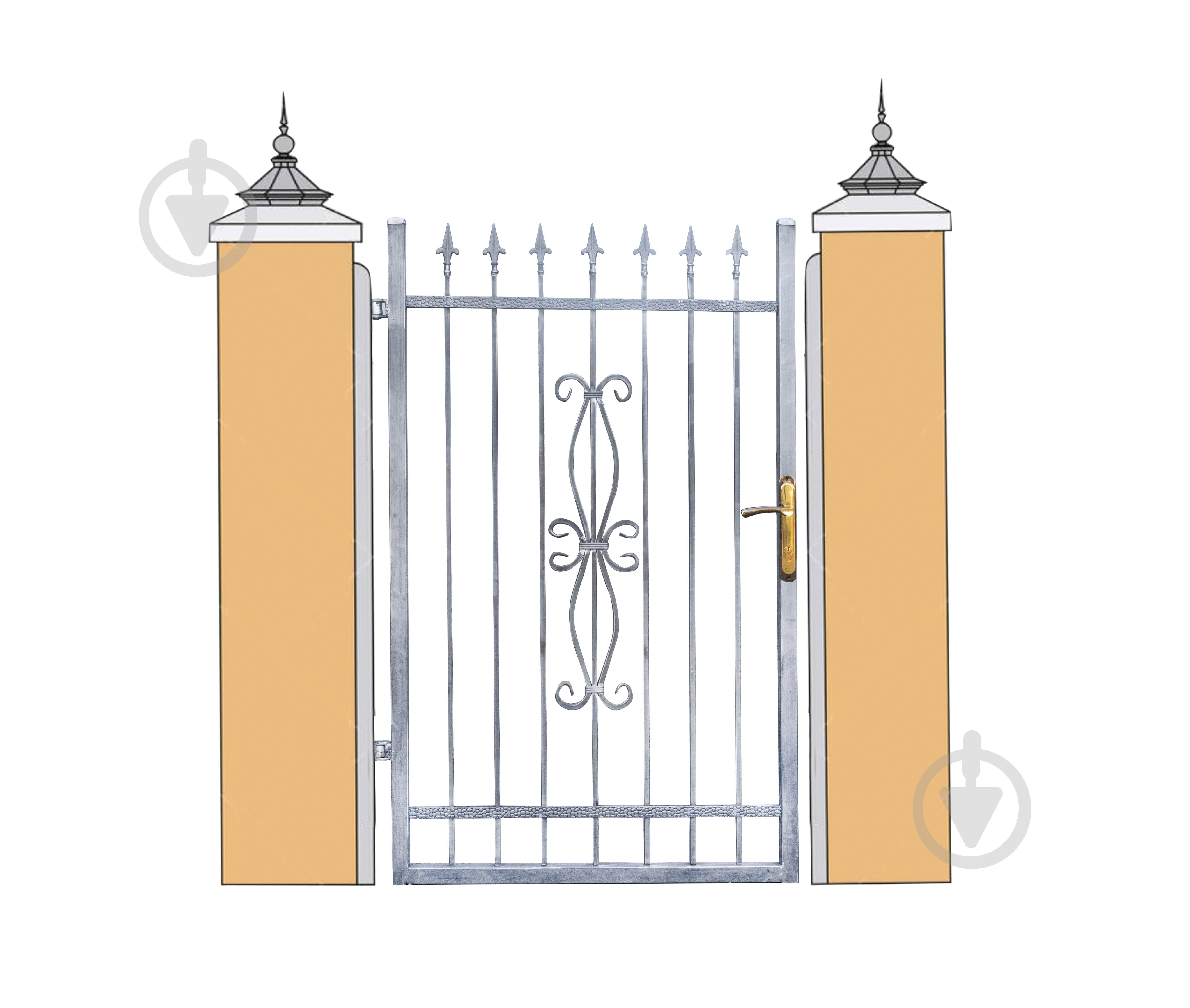 Калитка Cтандарт 1000x1500 мм Укритарм - фото 4