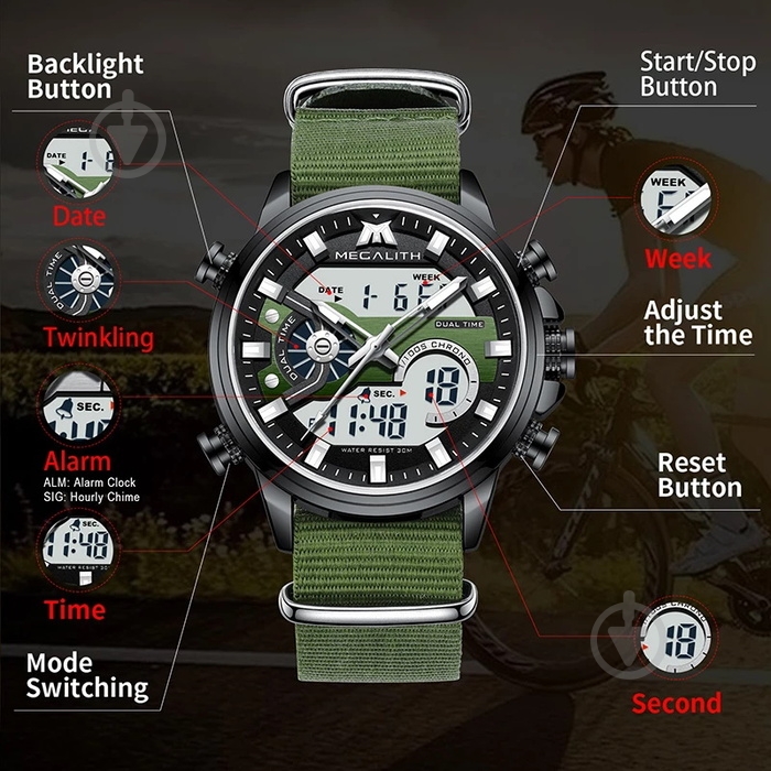 Часы тактические Aviation MegaLith - фото 6 Часы тактические Aviation MegaLith - фото 6