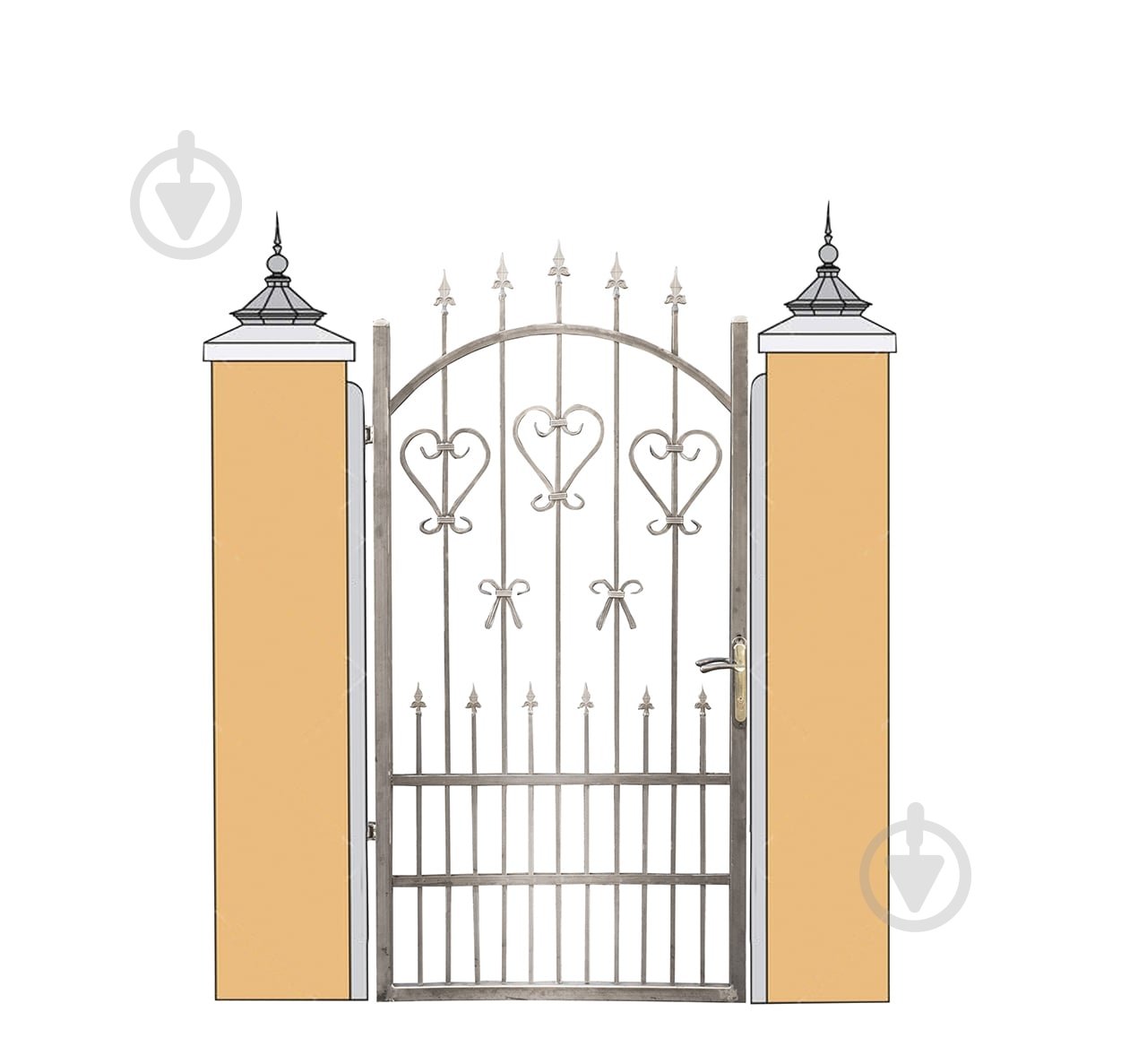 Калитка Престиж 1000х1600 мм Укритарм - фото 2 Калитка Престиж 1000х1600 мм Укритарм - фото 2