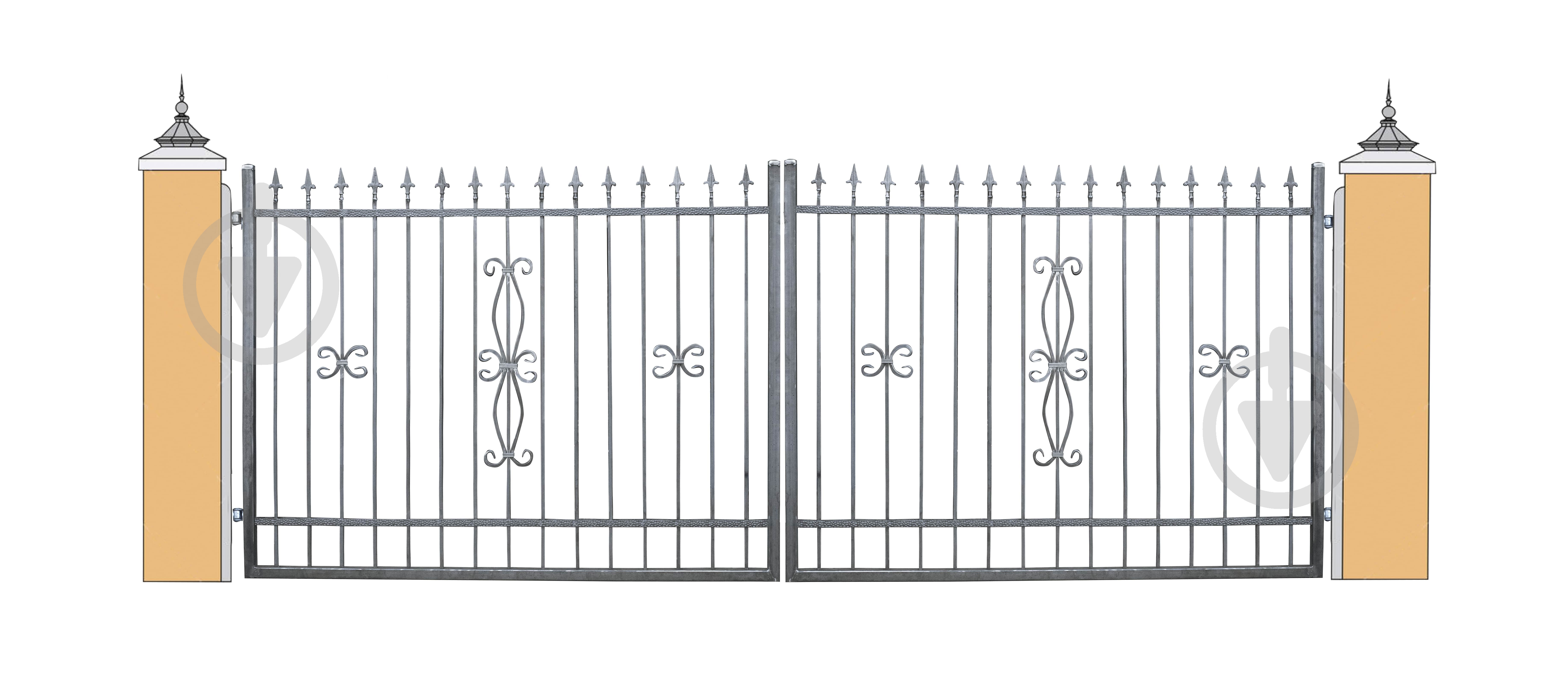 Ворота Укритарм Стандарт 4000x1500 мм - фото 2