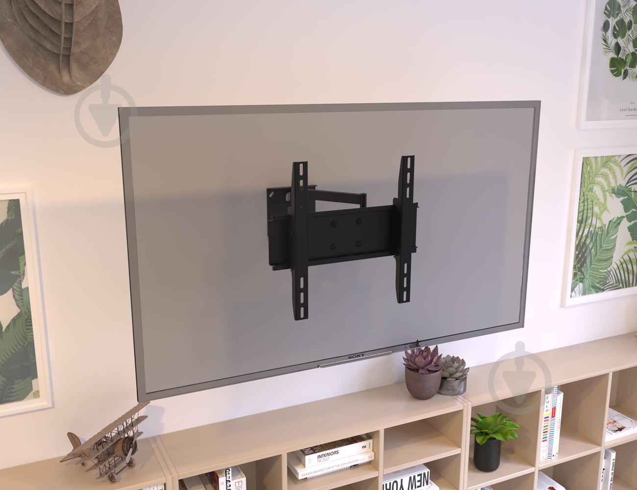 Крепление для телевизора KSL WM448T поворотные 32"-65" черный - фото 2