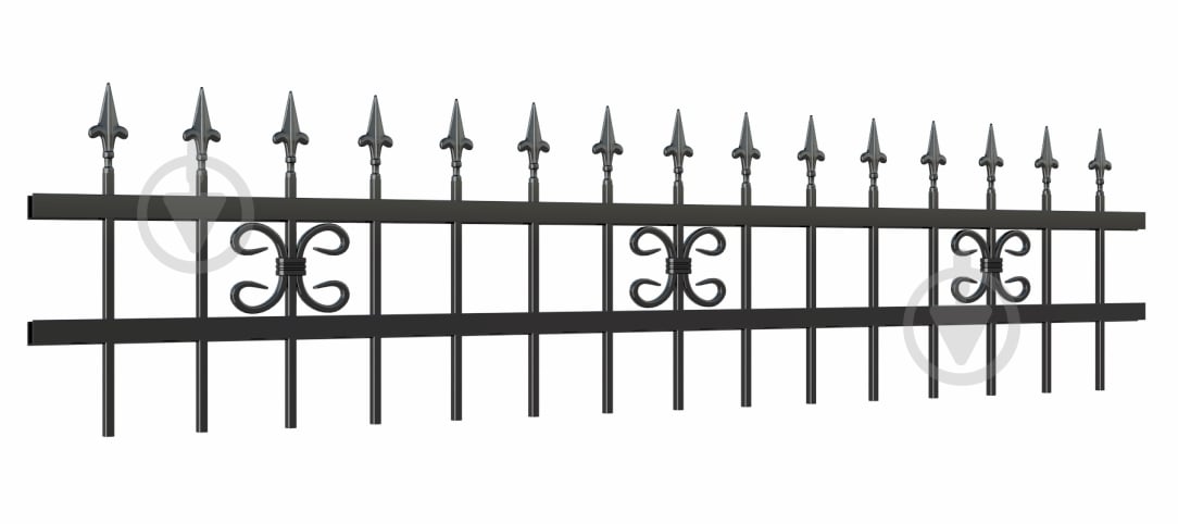 Секция ограждения Укрітарм Стандарт 2000х450 мм - фото 1