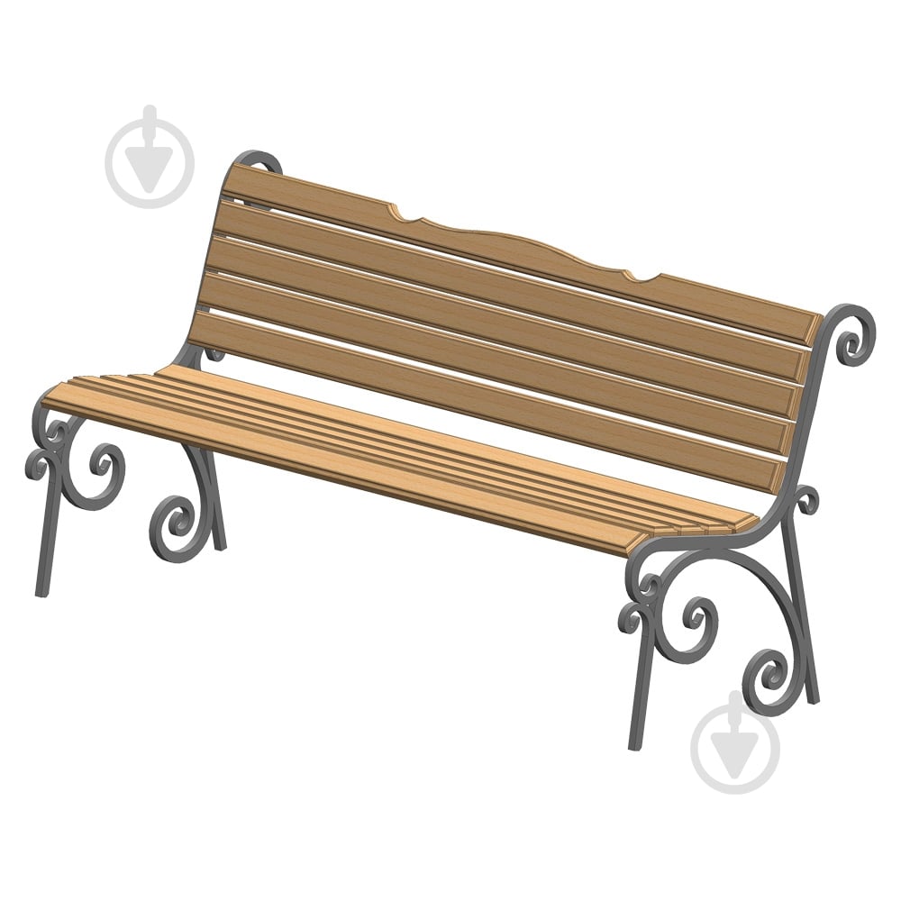 Боковина скамейки Артдеко 67.005 875х780х20 мм - фото 2