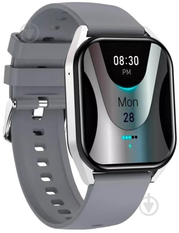 Смарт-годинник Canyon Chatter SW-58 BT-CALL silver/grey (CNS-SW58SS) - фото 2