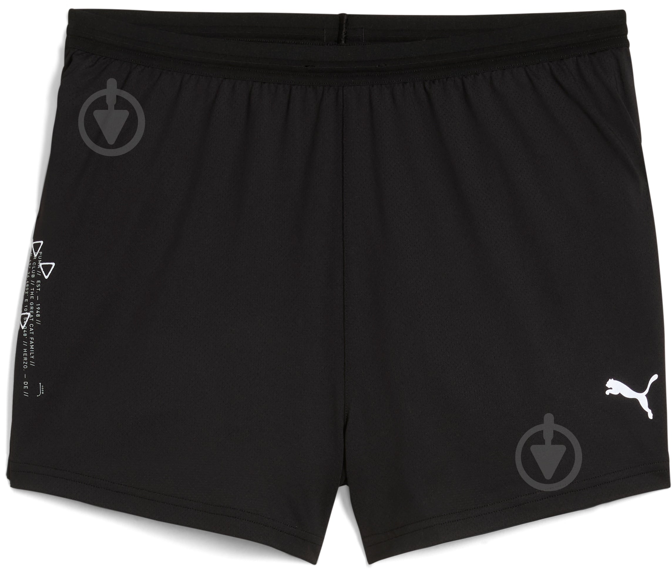 Шорты Puma M RUN KNIT 3” SPLIT SHORT 52663401 р. S черный - фото 1