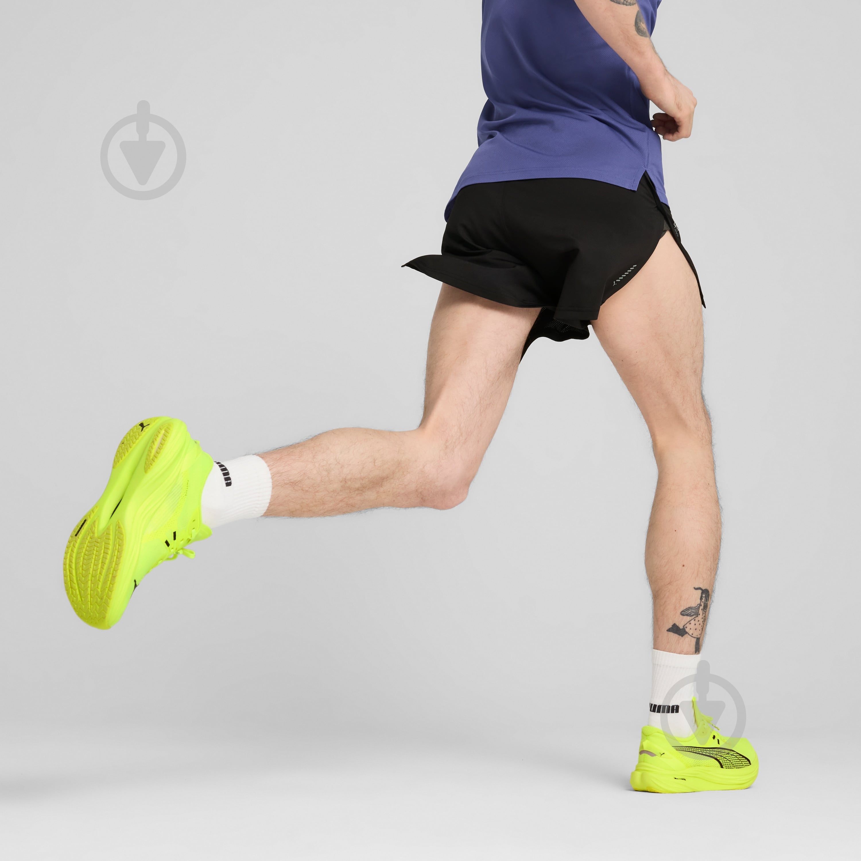 Шорты Puma M RUN KNIT 3” SPLIT SHORT 52663401 р. S черный - фото 6