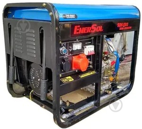 Генератор дизельный EnerSol 5,5 кВт / 5,7 кВт 380 В SD-6EB-3 - фото 1