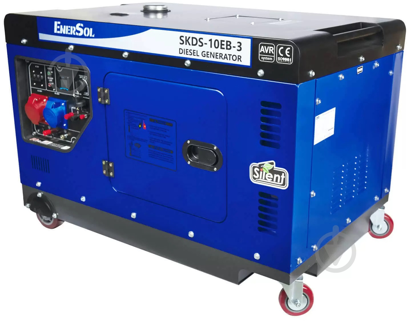 Генератор дизельный EnerSol 9 кВт / 9 кВт 400 В SKDS-10EB-3 - фото 2