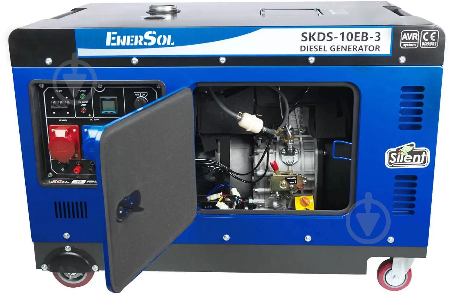 Генератор дизельный EnerSol 9 кВт / 9 кВт 400 В SKDS-10EB-3 - фото 7