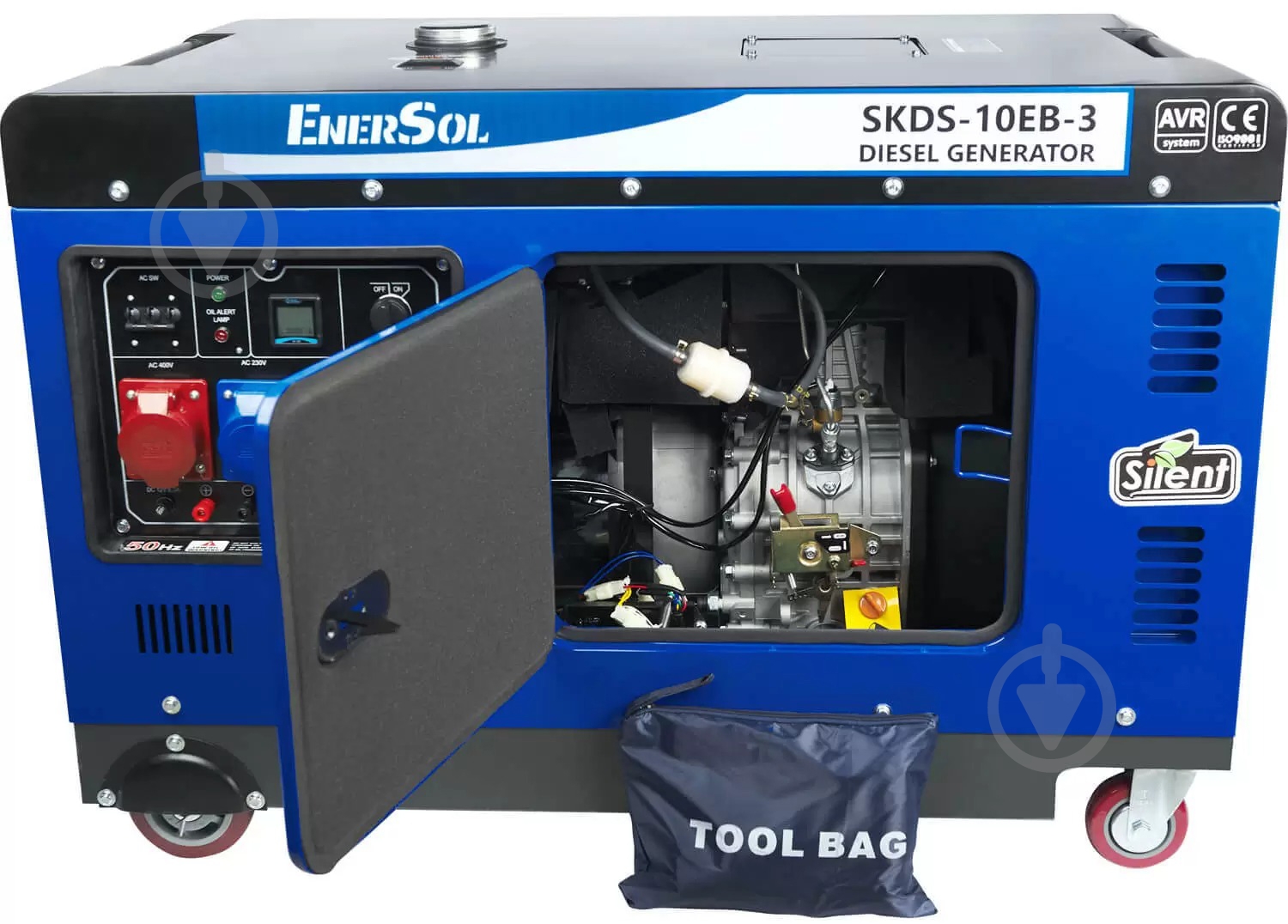 Генератор дизельный EnerSol 9 кВт / 9 кВт 400 В SKDS-10EB-3 - фото 6