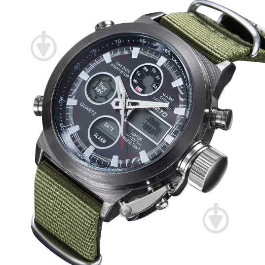 Часы тактические мужские Mountain Green AMST - фото 4