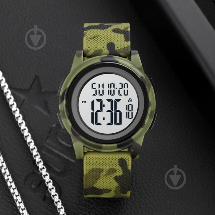 Годинник тактичний Military New Skmei khaki - фото 5
