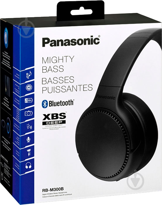 Наушники Panasonic black (RB-M300BGE-K) - фото 4 Наушники Panasonic black (RB-M300BGE-K) - фото 4