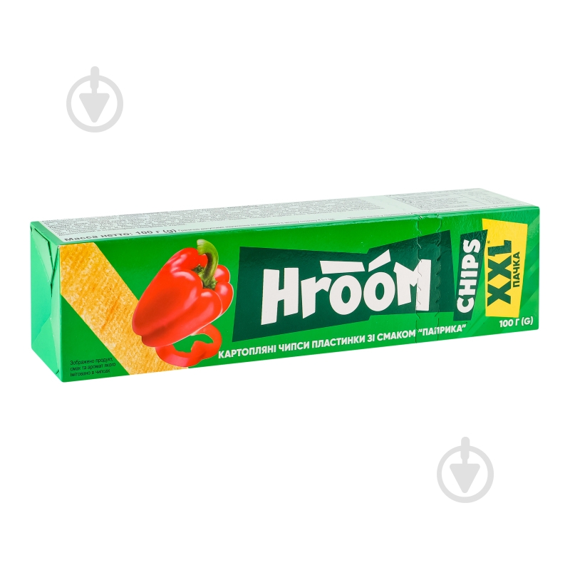 Чипсы HROOM Паприка XXL 100 г (4820182068386) - фото 6