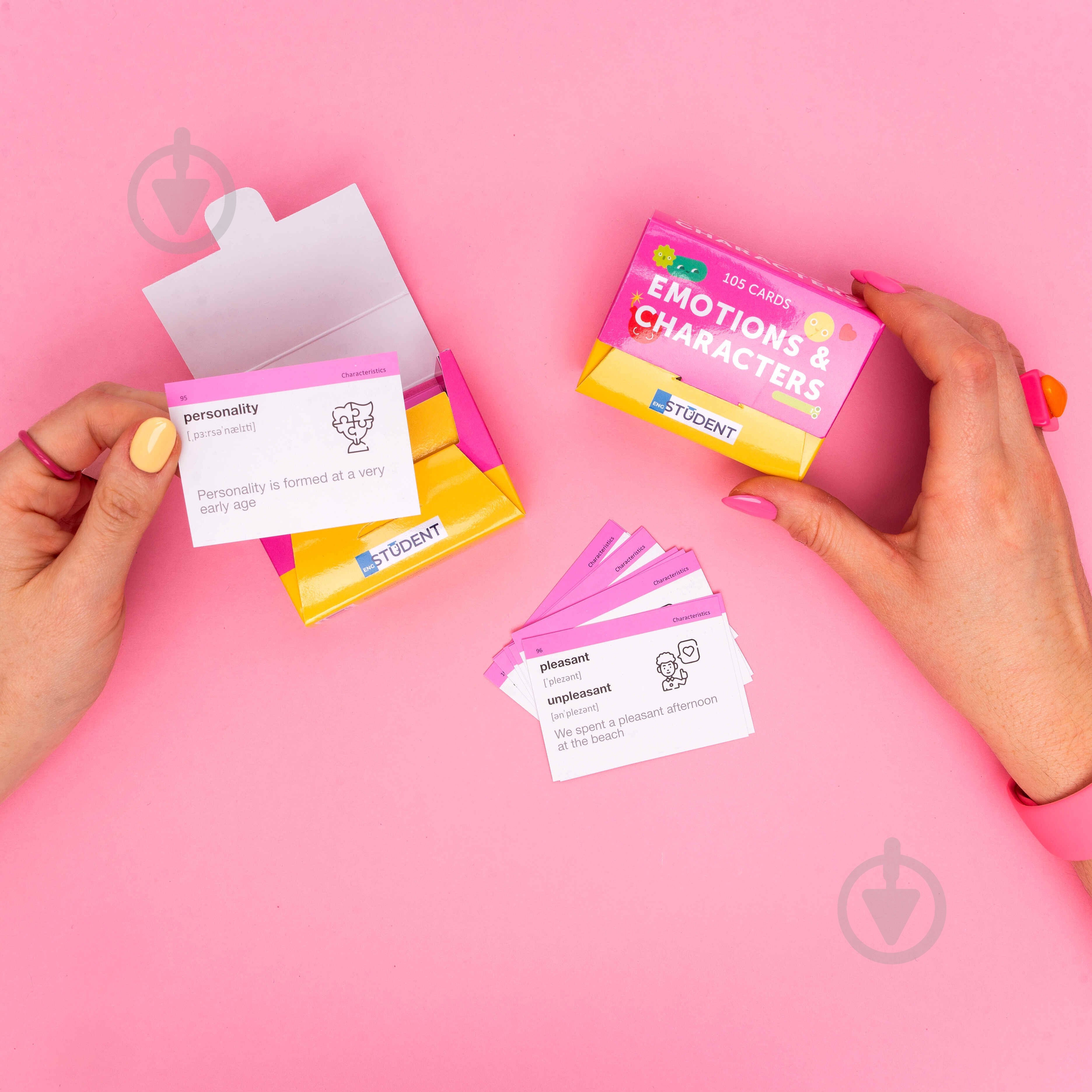 Карточки обучающие «English Student - Emotions & characters (105)» 9786177702800 - фото 4