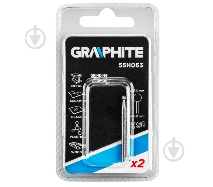 Набор фрез круглая GRAPHITE 55H063 - фото 2 Набор фрез круглая GRAPHITE 55H063 - фото 2