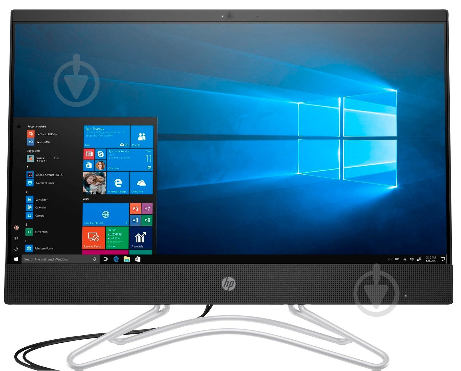 Моноблок HP 200 G3 AiO (4YW26ES) black - фото 3