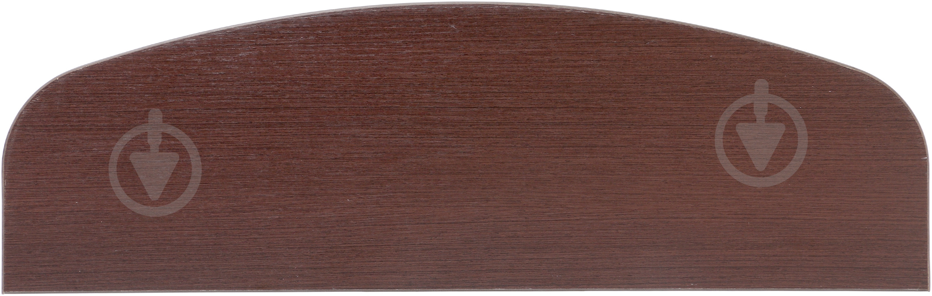 Полиця DC ДСП радіусна 800x250x16 мм венге - фото 2