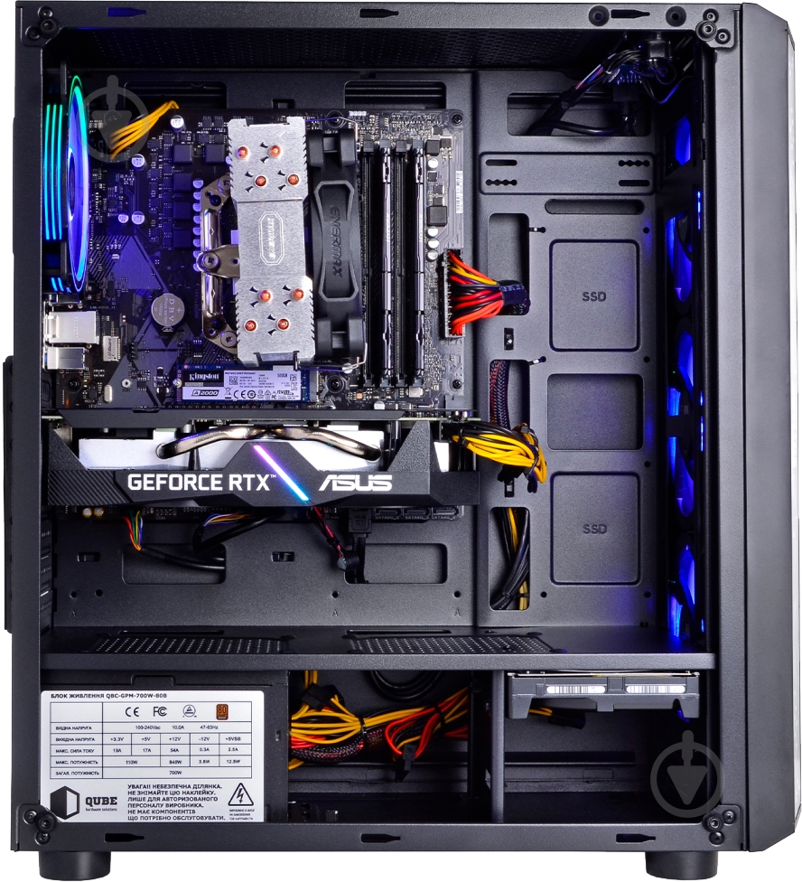 Компьютер персональный Artline Gaming X77 (X77v60Win) black - фото 9