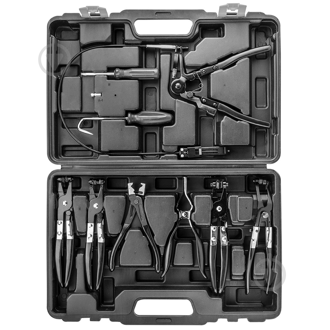 Щипцы для шлангов NEO tools 9 шт. 11-228 - фото 1 Щипцы для шлангов NEO tools 9 шт. 11-228 - фото 1