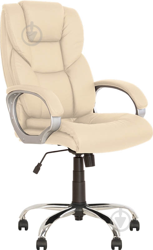 Крісло Nowy Styl Marell TILT CHR68 (CH) ECO-35 молочний - фото 1